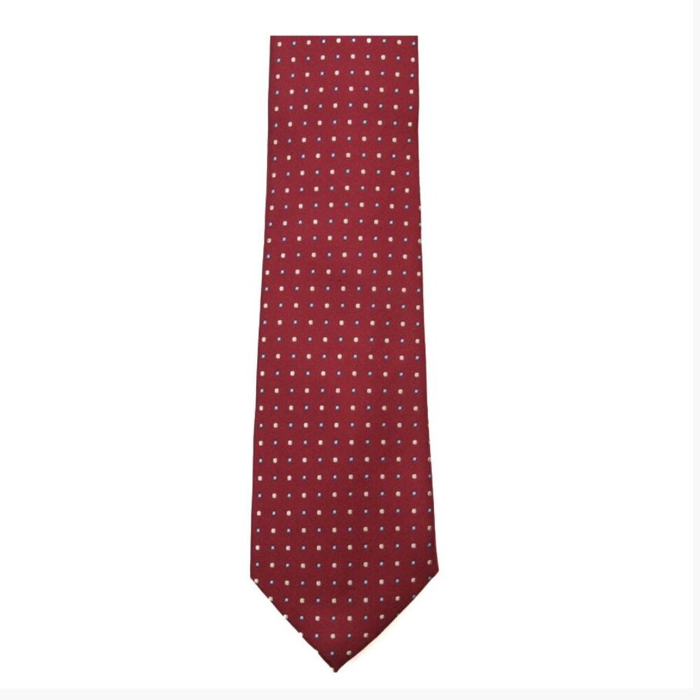 New 58" Burgundy Men's Tie 100% Silk